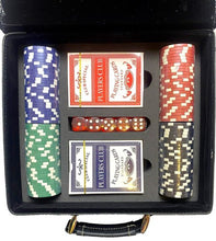 Load image into Gallery viewer, Poker Set Chips Cards Dice Travel Case NEW Sealed
