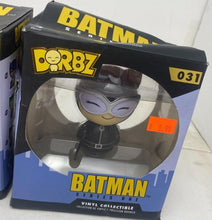 Load image into Gallery viewer, Funko Dorbz Batman Figures - Set of 3 Robin Catwoman - Box Damage
