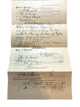 Load image into Gallery viewer, 1892 Arrest Warrant Misdemeanor Watch Theft Savanah Georgia Antique Ephemera
