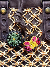 Load image into Gallery viewer, Lucky Brand Bag Straw Raffia Bucket Tote Boho Festival Market Purse Beach
