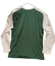 Load image into Gallery viewer, Love Conquers All Shirt Women Extra Large Green Alleson Athletic Raglan Ladies
