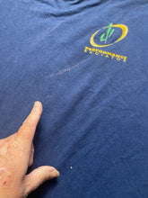 Load image into Gallery viewer, TEXAS Performance Radiator Shirt Adult Large Navy Blue BBQ Grilling Fest Mens
