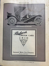 Load image into Gallery viewer, 1910 The Horseless Age Magazine Antique Automobile Car Advertising Volume 23

