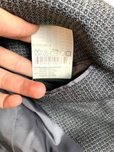Load image into Gallery viewer, Hugo Boss Sport Coat Mens 44R Black Gray Tweed Single Breasted 100% Wool Suit
