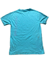 Load image into Gallery viewer, VTG Be Radical Shirt Womens Medium Turquoise Name Print Comfort Wash USA 80s 90s
