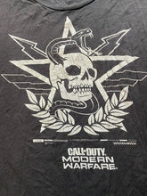 Load image into Gallery viewer, Call Of Duty Shirt Adult 2XL Black Skull Snake Logo Video Gamer Promo Y2K Mens
