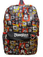 Load image into Gallery viewer, Disneyland Resort Backpack Mickey Mouse AOP Spell Out Pin
