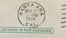 Load image into Gallery viewer, 1924 Wanted Postcard Murder Suspect Sheriff California Antique Postmarked Rare

