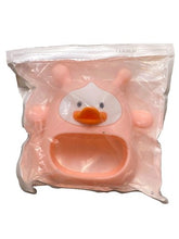 Load image into Gallery viewer, Spanky Cute Pink Duck Teething Mitten for Babies, Silicone Baby Teether Toy
