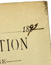 Load image into Gallery viewer, 1892 Convict Camp Requisition Jailer Prisoner Georgia Antique Ephemera
