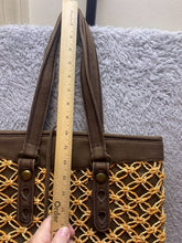 Load image into Gallery viewer, Lucky Brand Bag Straw Raffia Bucket Tote Boho Festival Market Purse Beach
