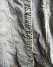 Load image into Gallery viewer, Denim 24/7 Jacket Womens 34W Black Denim Button Up Pockets Tunic Plus Ladies
