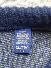 Load image into Gallery viewer, IZOD Sweater Adult Extra Large Navy Blue V-Neck Outerwear Knit Pullover Mens
