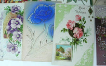 Load image into Gallery viewer, Vintage Embossed Postcards Thanksgiving Best Wishes Valentines Lot of 25
