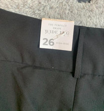 Load image into Gallery viewer, Lane Bryant Pants Womens 26 (49x30.5) Black Perfect Drape Wide Leg MSRP $89 NWT
