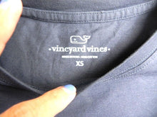 Load image into Gallery viewer, Vineyard Vines Shirt Womens Extra Small Blue Basketball Whale Pocket Martha NWT
