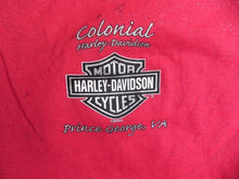 Load image into Gallery viewer, VTG Harley Davidson Shirt Womens Extra Large Motorcycle Cut Out Prince George
