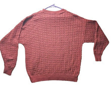 Load image into Gallery viewer, VTG Members Only Sweater Adult Extra Large Maroon Outerwear Textured Knit Mens
