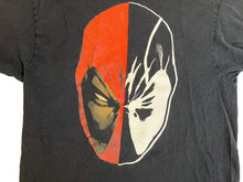 Load image into Gallery viewer, Deadpool Shirt Adult Medium Black Mask Face Marvel Superhero Crewneck Mens
