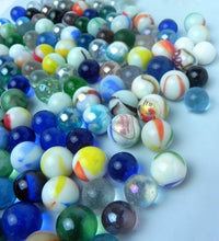 Load image into Gallery viewer, Lot of Approx. 200 Marbles - Mix Vintage and New Reproduction
