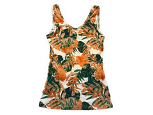 Load image into Gallery viewer, True Religion Shirt Womens Extra Extra Small Tank Top Leaf AOP Tropical Beachy
