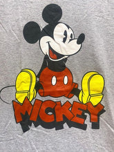 Load image into Gallery viewer, Disney Mickey Mouse Shirt Mens Extra Large Gray Classic Streetwear Spell Out
