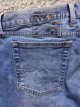 Load image into Gallery viewer, Lucky Brand Shorts Womens 29/6 (34x7) Laguna Denim Shortie Cut Off Jean Studded

