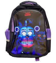 Load image into Gallery viewer, FNAF Backpack Five Nights At Freddies Mini School Mesh Pockets NEW
