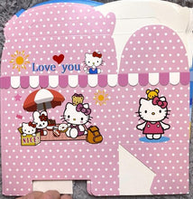 Load image into Gallery viewer, Hello Kitty Gift Box Treat Gift Party Supplies 12 Pack Boxes
