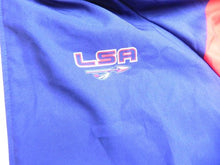 Load image into Gallery viewer, Warriors Jacket Adult Extra Large Blue Full Zip BSN Sports Windbreaker LSA Mens
