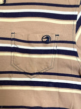 Load image into Gallery viewer, Duck Head Shirt Adult Medium Navy Brown Preppy Pocket Casual Golf Polo Mens
