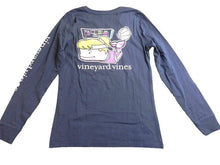 Load image into Gallery viewer, Vineyard Vines Shirt Womens Extra Small Blue Basketball Whale Pocket Martha NWT
