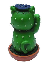 Load image into Gallery viewer, Cactus Cat Figurine Cacti Manekineko Resin Summit Collection NEW
