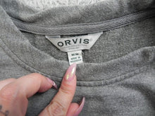 Load image into Gallery viewer, Orvis Sweater Adult Medium Gray Fleece Modal Spandex Outerwear Pullover Mens
