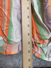 Load image into Gallery viewer, Torrid Dress Womens 2 Orange Purple Striped Challis Tiered Flared Boho Ladies
