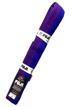 Load image into Gallery viewer, Fuji Sports Brazilian Jiu Jitsu Belt MMA BJJ Blue Purple 4 Gi Rank
