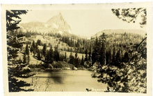 Load image into Gallery viewer, Real Photo Postcard Square Lake MN RPPC Nature Mountain AZO Stamp Unaddressed
