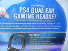 Load image into Gallery viewer, PS4 Dual Ear Gamming Headset Arsenal Gaming Adjustable Microphone NEW
