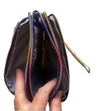 Load image into Gallery viewer, Disney Coin Purse Wallet Hong Kong Chibi Chibiverse Tiny Tales Rainbow Zipper
