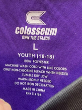 Load image into Gallery viewer, TCU Horned Frogs Shirt Youth Large Purple Colosseum Pullover Football Gear Boys
