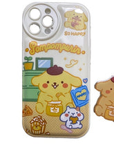 Load image into Gallery viewer, iPhone 12 Pro Max Phone Case Hello Kitty Pompompurin w/ Holder NEW
