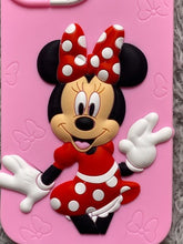 Load image into Gallery viewer, Minnie Mouse iPhone 13 Pro Max Phone Case Silicone Cover Pink  NEW

