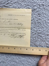 Load image into Gallery viewer, 1894 Chatham County Arrest Warrant Assault of Battery Hand Seal Antique Ephemera
