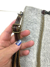 Load image into Gallery viewer, Myra Shoulder Bag Purse Crossbody Leather Strap Canvas Woven Western Boho
