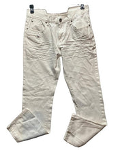 Load image into Gallery viewer, Old Skool Jeans Adult 32x32 White Denim Vintage Y2K Zip Pockets Buttons Mens
