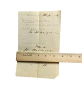 Load image into Gallery viewer, 1896 Prisoner Discharge Order Savannah Georgia Chatham County Jail Antique

