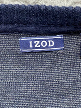 Load image into Gallery viewer, IZOD Sweater Adult Extra Large Navy Blue V-Neck Outerwear Knit Pullover Mens
