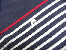 Load image into Gallery viewer, Banana Republic Shirt Adult 2XL Navy White Striped Preppy Casual Golf Polo Mens
