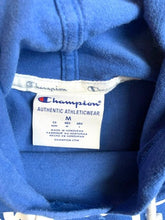 Load image into Gallery viewer, Champion Sweatshirt Womens Medium Blue Athleticwear Pullover Hoodie Sweater Lady
