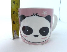 Load image into Gallery viewer, Hello I&#39;m Panda Mug Coffee Cup with Silicone Lid Pink - Gift Ideas
